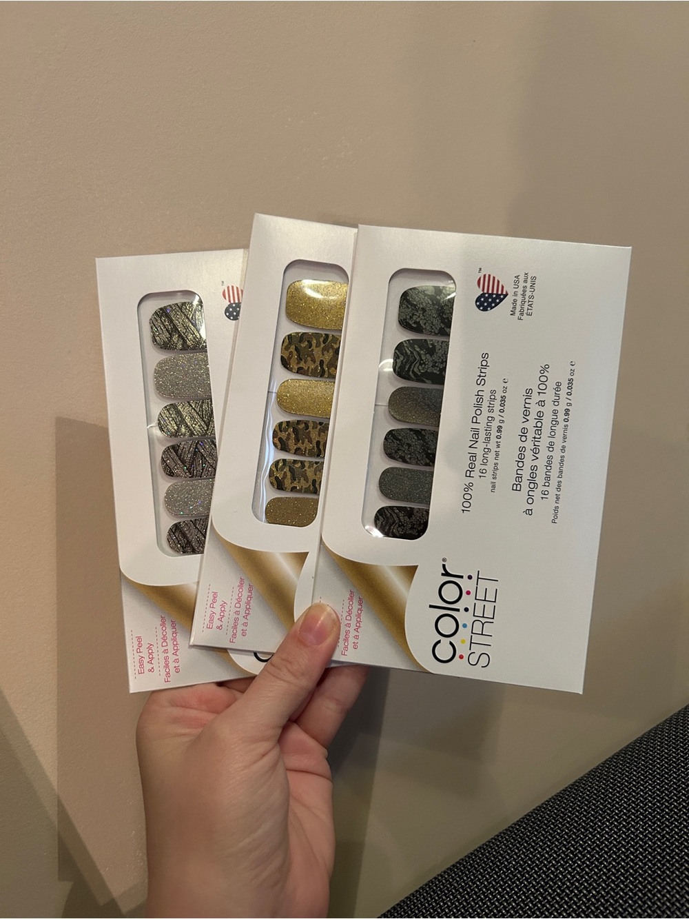 NWT Color Street Nails Printed Sets